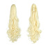 Блондинка кудрявый зажим в наращивание волос конского хвоста (фото #1)