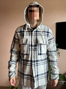 House ruuduline pluus M suurus (oversized) (1 foto / 5)