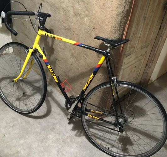 Team Raleigh Inglise maanteratas.1980ndatest