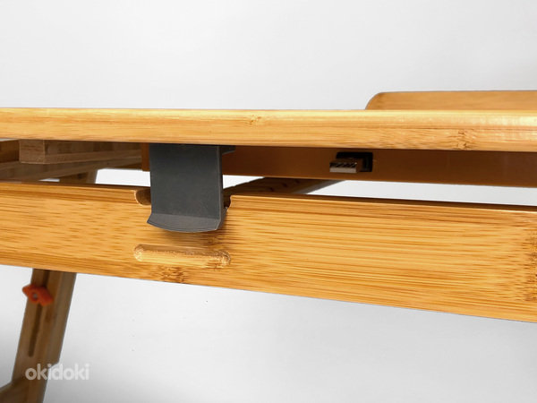 Бамбуковый складывающийся столик для ноутбука (фото #2)