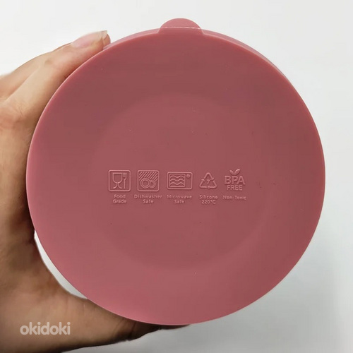 Набор силиконовой посуды (розовый) (фото #3)