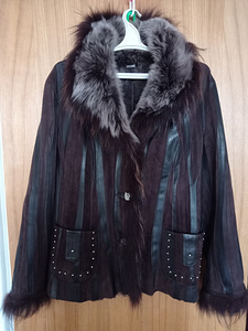 Naturaalne lambanahkne jope - suurus L-XL (2 foto / 10)