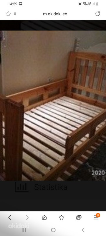 Кровать из массива дерева (фото #3)