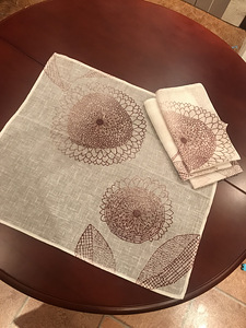 Riidest salvrätikud, 4 tk, 45 * 50cm (1 foto / 2)