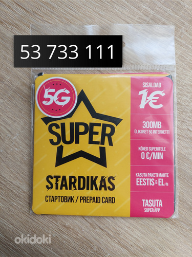 AINULAADNE NUMBER! (kõnekaart)