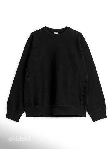 Свитшот ARKET (Loose Heavyweight Sweatshirt black) (фото #1)