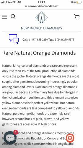 Vivid orange diamond (foto #8)