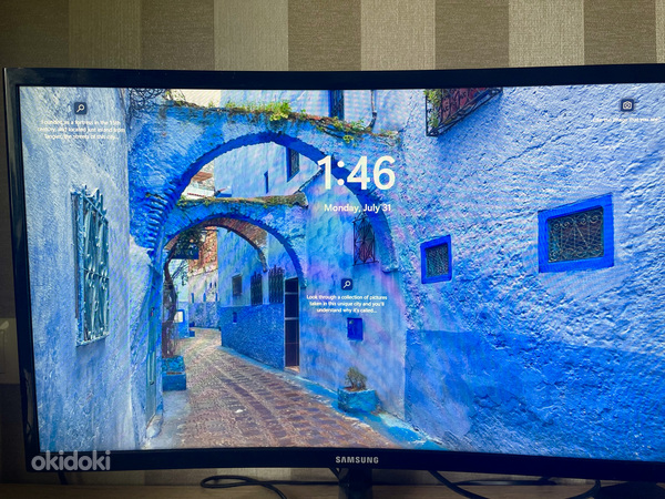 Samsung 60Hz Curved Gaming Monitor. (foto #1)