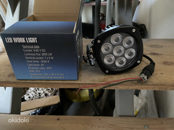 Светодиодный рабочий свет Scorpius Pro 445 (дальний свет) 12-24V 50W (фото #1)