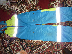 Uued soojad kombineeritud püksid pikkusele 170-175 cm, sinine värv - 02
