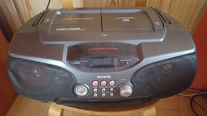 Cd stereo radio kassette recorder aiwa csd - fd89 (1 foto / 2)
