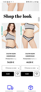 Uued Calvin klein bikiinid s-le 75d-80c, püksid 38 (2 foto / 2)