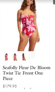 Seafolly ujumistrikoo s 38-40( korv 75D-E- või 80C) (3 foto / 3)