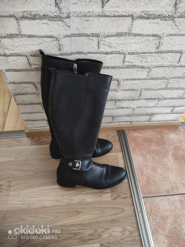 Tommy Hilfiger кожаные длинные ботинки (фото #3)