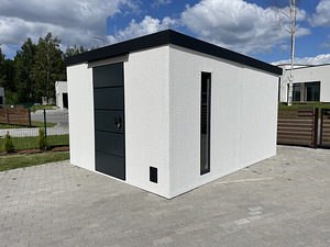 Moodul aiamajad krohvitud seintega (6 foto / 10)