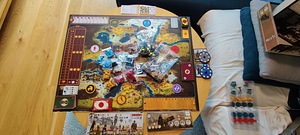 Настольная игра Scythe + дополнение Invaders from afar ENG (4 фото из 6)