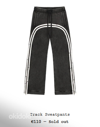 Sell racer worldwide track pants L(new) (foto #2)