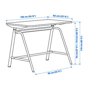 Muundatav laud + Ikea istumis-/seismistugi (3 foto / 3)