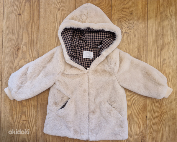 Пальто из искусственного меха Zara для девочки (фото #1)