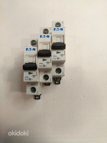 Автоматический выключатель EATON A075F 1P PL6-C6/1 6 kA одно (фото #1)