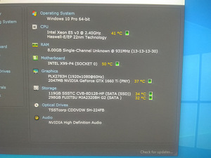 Xeon E5-2630/X99/8GB RAM/SSD 128GB/HDD 320GB/GTX 1660Ti 6GB (2 foto / 10)