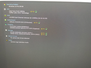 Intel I5-8400/H310M/16GB/SSD 256GB/HDD 1TB/RTX 3070 8GB (3 foto / 9)