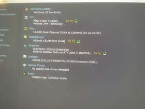 Ryzen 5 3600X/A520M/16GB RAM/SSD 512GB/RTX 3060TI 8GB (2 foto / 10)