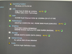 Intel I5 9500/B365/16GB RAM/SSD 960GB/RTX 2060S 8GB (2 foto / 10)