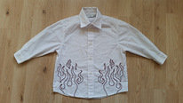 Белая рубашка KappAhl р. 92