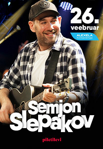 2 piletit Semjon Slepakovi kontserdile 26. veebruaril kell 19:00 (1 foto / 1)