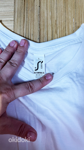 Белая рубашка с длинными рукавами (фото #2)