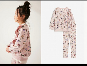 Uus H&M-i tüdrukute kostüüm, retuusid ja pusa, 6-7-aastastel