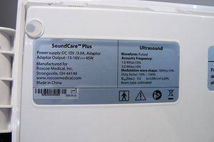 Aparatuur ultraheliraviks Sound Care Plus (1 MHz / 3 MHz) (4 foto / 5)