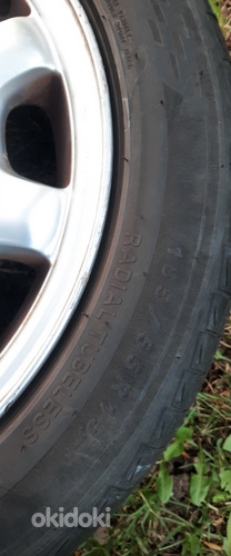 Легкосплавные диски Mercedes benz 15" 5x112 с летними шинами (фото #2)