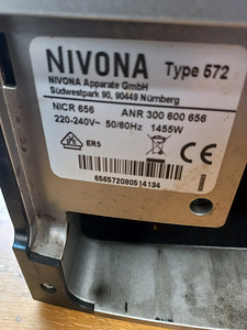 Кофемашина Nivona (2 фото из 2)