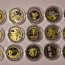 Цветные монеты ЕВРО 2 (фото #3)