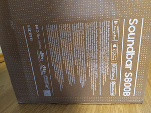 Комплект акустики для домашнего кинотеатра Samsung HW-S800B (3 фото из 3)