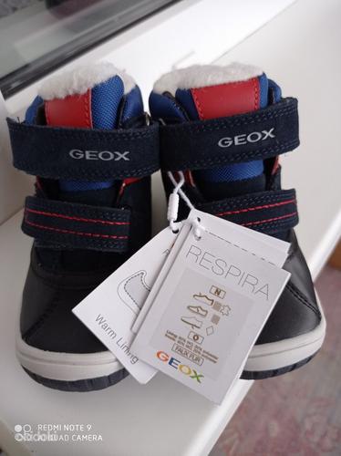 Зимние новые ботиночки Geox р 22(стелька 14,7) (фото #7)