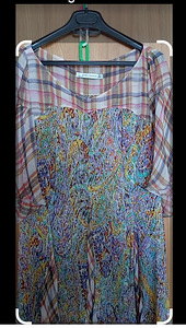 ZARA ,Tuunika kleit Siid 100,% R M (6 foto / 6)