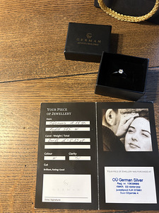 Ilus kuldsõrmus teemantiga. 0.25ct (5 foto / 7)