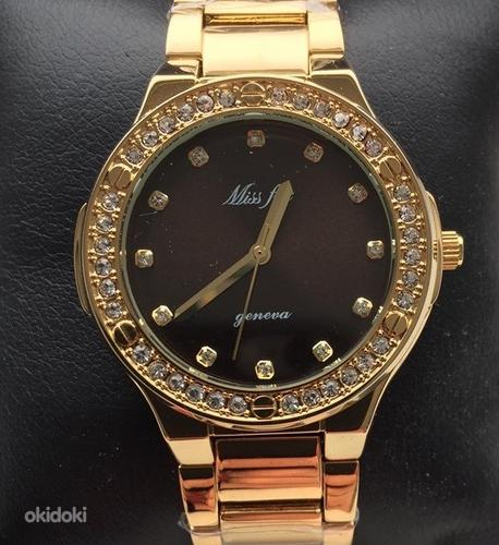 18K позолоченные женские часы (фото #1)