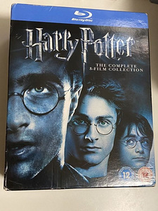 Harry Potter 1-8 (+3 lisa) kõik filmid blu-ray (EN, FI sub)