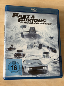 Fast & Furious 1-8 blu-ray kogu (1 foto / 3)