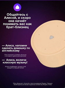 Yandex Lite nutikõlar koos Alice'iga (3 foto / 10)