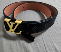 Ремень Louis Vuitton золотого и черного цвета