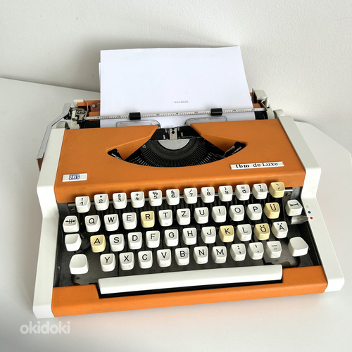 UNIS tbm de Luxe rariteetne trükimasin kirjutusmasin (foto #1)