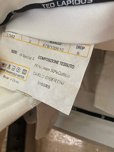 Meeste linane kostüüm Ted Lapidus (5 foto / 6)