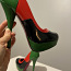 Женские туфли. Зеленые. На высоком каблуке. 38 39 (фото #2)