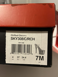 Pole dance shoes. Naiste kingad. Punased. 37-38. Postitants (5 foto / 5)