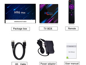 Android TV H96 Max 64GB (3 foto / 4)